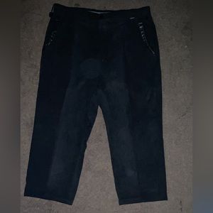 Black Baggy Skater Corduroy Pants